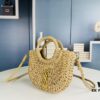 New Small YSL Woven Straw Bag with Zipper - Perfect for Summer Beach Style