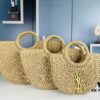 New Small YSL Woven Straw Bag with Zipper - Perfect for Summer Beach Style