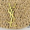 New Small YSL Woven Straw Bag with Zipper - Perfect for Summer Beach Style