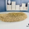 New Medium Size YSL Woven Straw Bag with Zipper - Perfect for Summer Beach Style