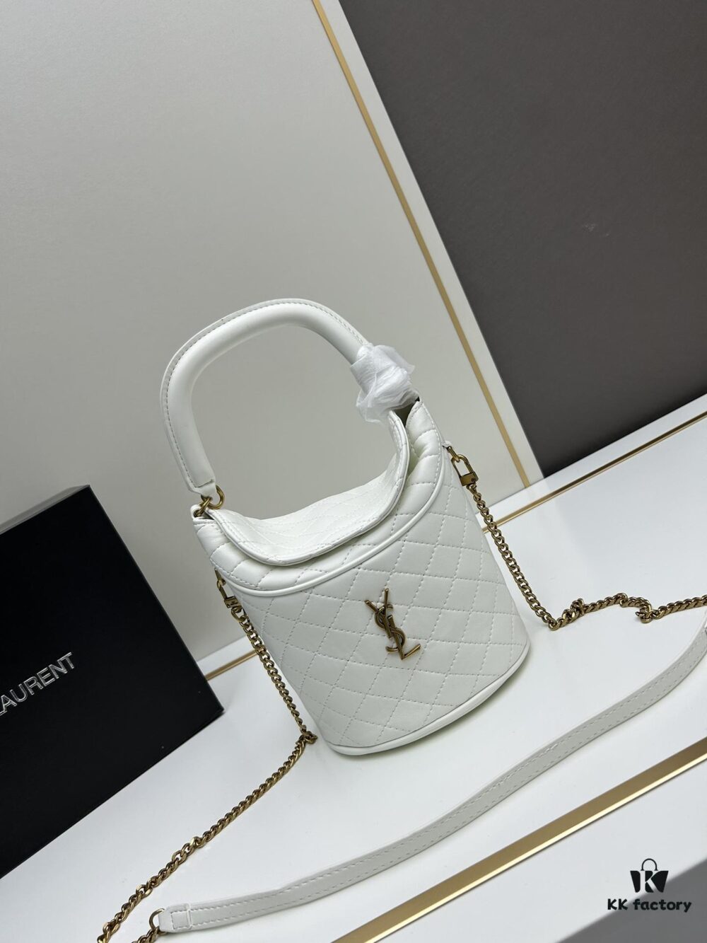 New Arrival with Box 💰 YSL GABY Mini Bucket Bag in Lambskin – Adorable Design, Loved by All 🥰 Details Matter!