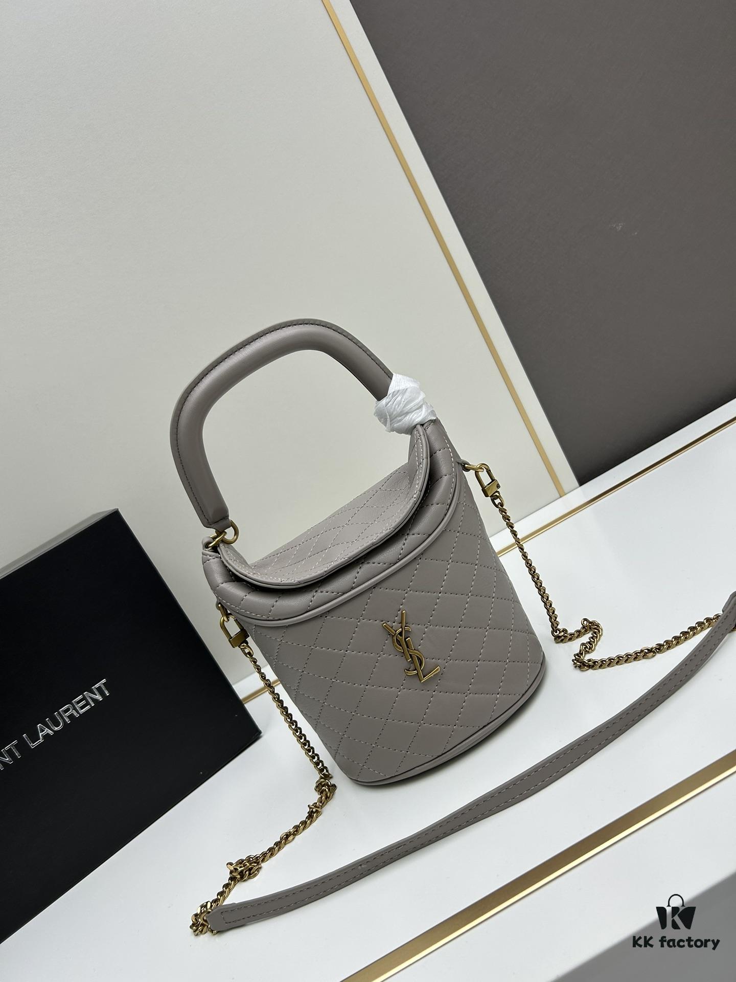 New Arrival with Box 💰 YSL GABY Mini Bucket Bag in Lambskin – Adorable Design, Loved by All 🥰