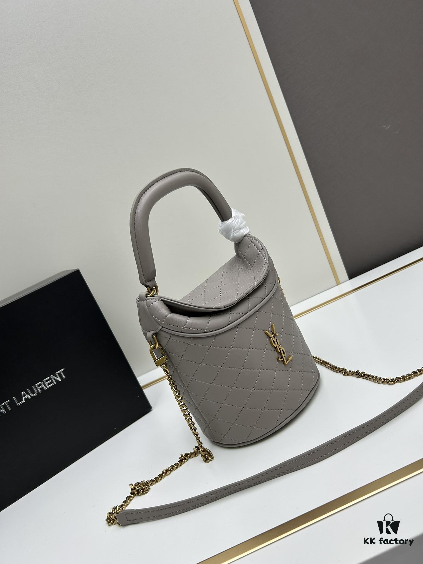New Arrival with Box 💰 YSL GABY Mini Bucket Bag in Lambskin – Adorable Design, Loved by All 🥰
