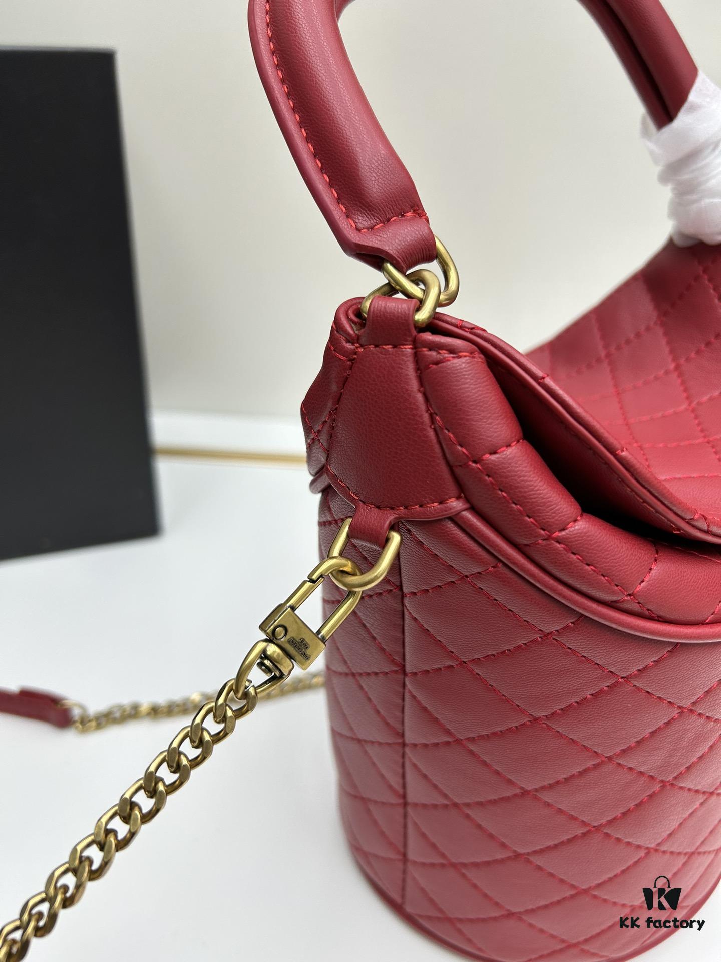 New YSL GABY Mini Bucket Bag in Lambskin with Box - Adorable Design, Loved by All