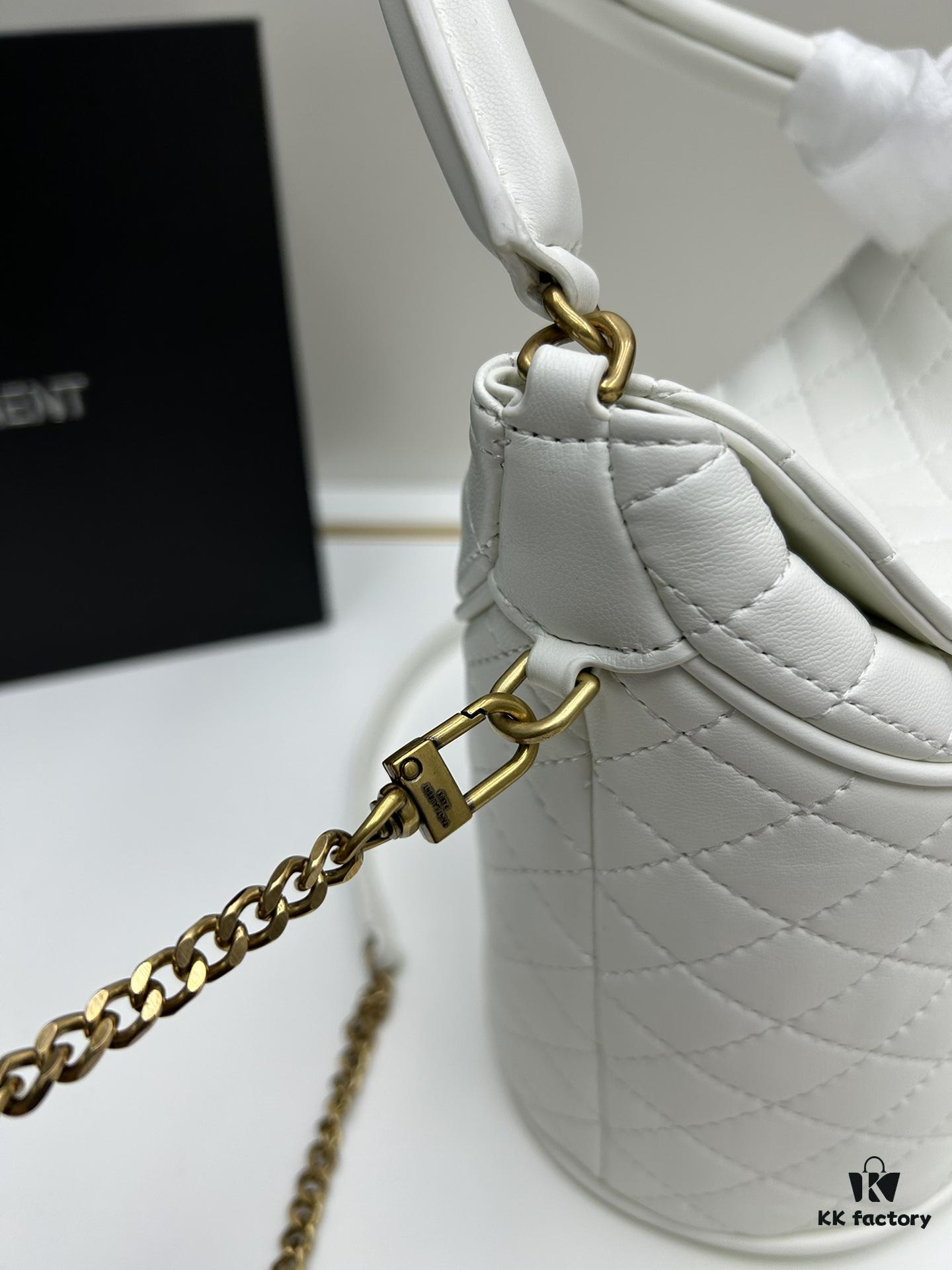 New Arrival with Box 💰 YSL GABY Mini Bucket Bag in Lambskin - Adorable Design Loved by All 🥰 Check Details, Baby!