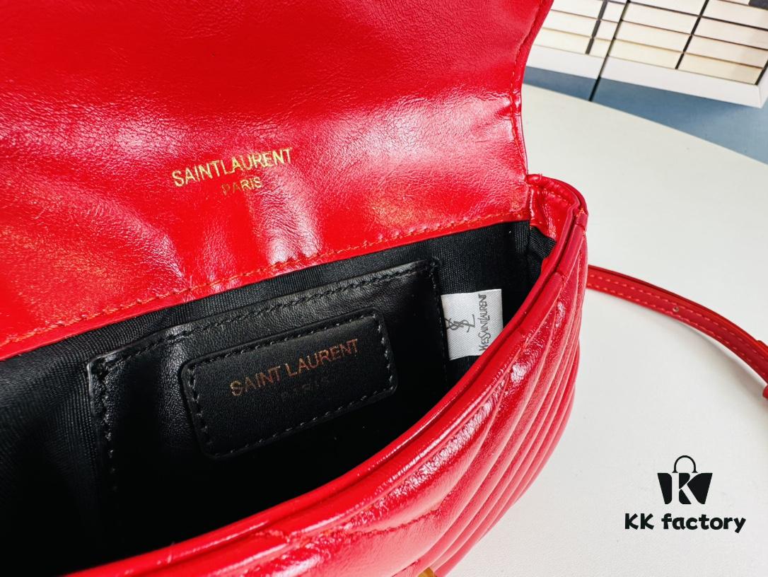 New Arrival YSL Mini College Messenger Bag in Waxed Calfskin - Style No. 6126