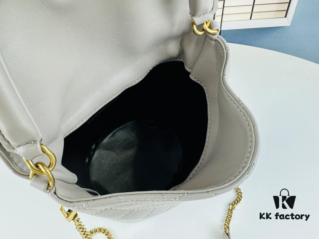New Arrival with Box 💰 YSL GABY Mini Leather Bucket Bag – Adorable & Chic 🥰 Details Matter for True Connoisseurs ||| Yves Saint Laurent GABY Collection