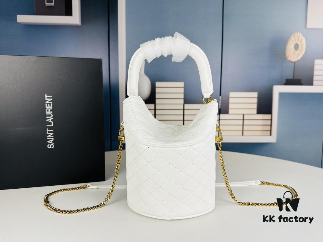 New Arrival with Box 💰 YSL GABY Bucket Bag, Adorable Details for Connoisseurs 🥰 ||| Yves Saint Laurent GABY Collection Mini Lamb Leather Lucky Bucket Bag, Tote, Fries Bag!