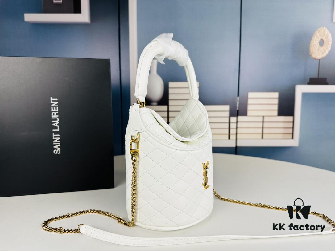 New Arrival with Box 💰 YSL GABY Bucket Bag, Adorable Details for Connoisseurs 🥰 ||| Yves Saint Laurent GABY Collection Mini Lamb Leather Lucky Bucket Bag, Tote, Fries Bag!