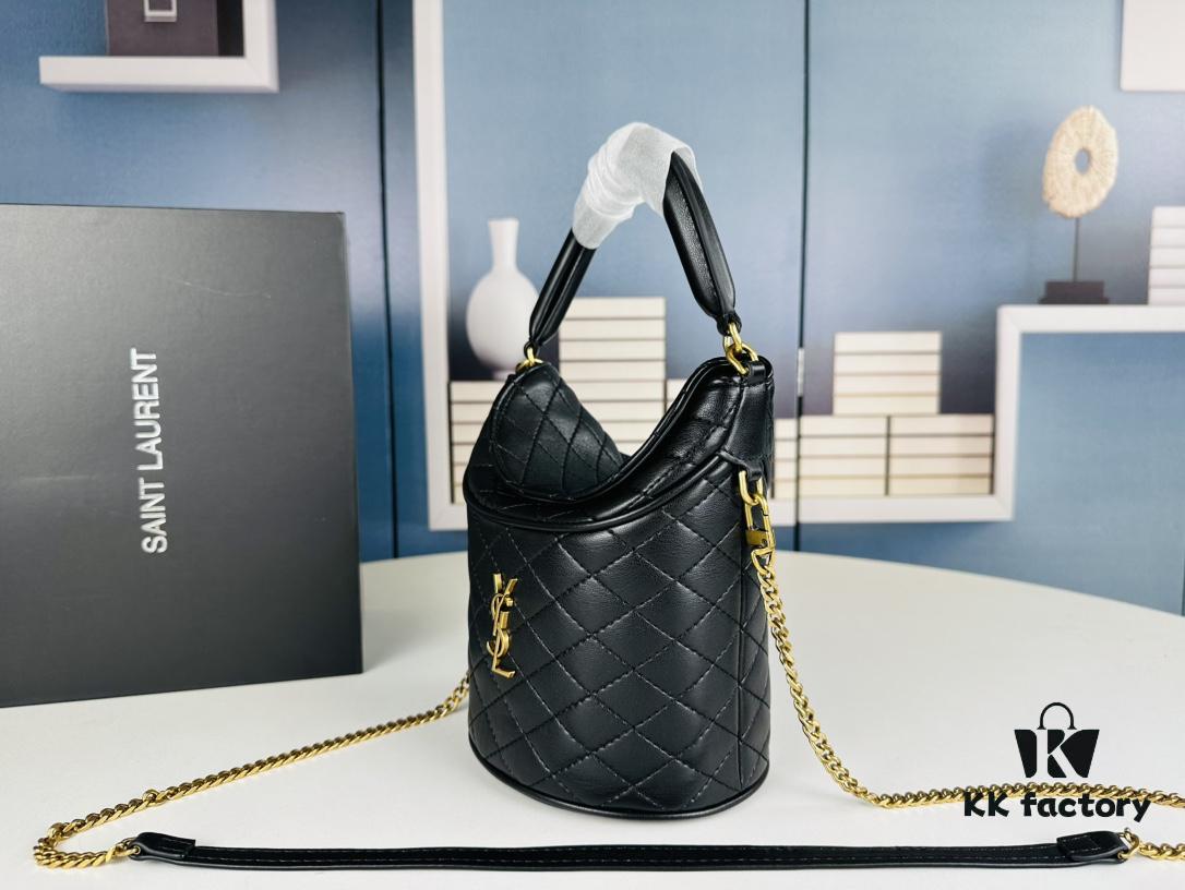 New Arrival with Box 💰 YSL GABY Mini Bucket Bag in Lambskin – Adorable Design, Loved by All 🥰 Details Matter!