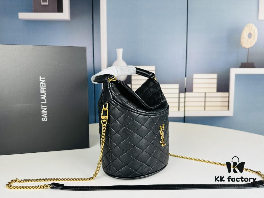 New Arrival with Box 💰 YSL GABY Mini Bucket Bag in Lambskin – Adorable Design, Loved by All 🥰 Details Matter!