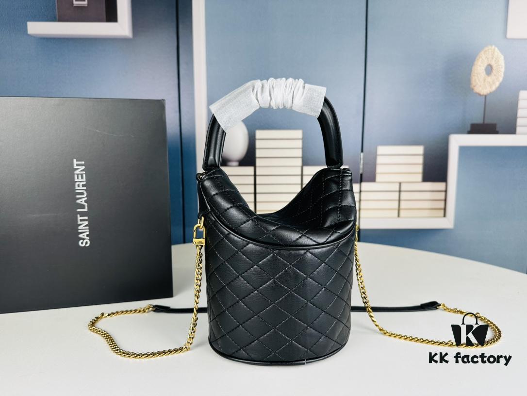 New Arrival with Box 💰 YSL GABY Mini Bucket Bag in Lambskin – Adorable Design, Loved by All 🥰 Details Matter!