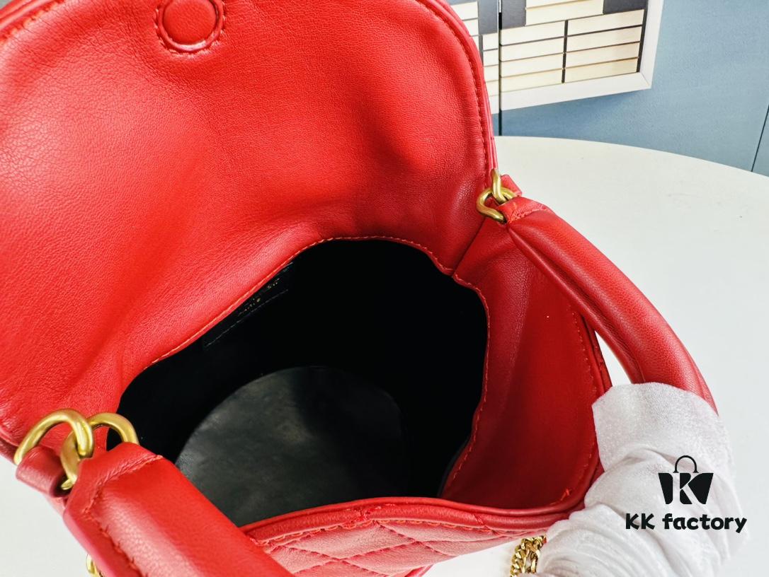 New Arrival with Box 💰 YSL GABY Mini Bucket Bag in Lambskin – Adorable Design, Loved by All 🥰