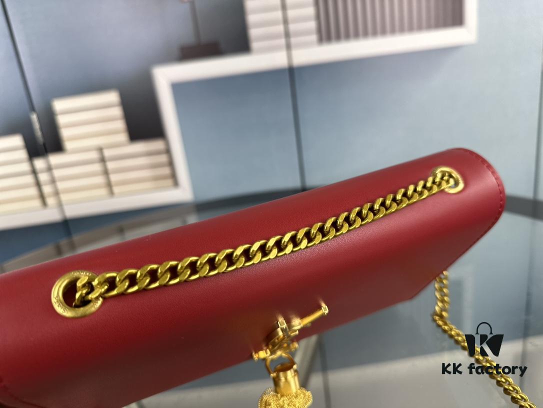 YSL Kate Tassel Bag with Box 💰 - Elegant Saint Laurent Prince Wen Same Style Woc Chain Bag, Latest Counter Synchronized Design