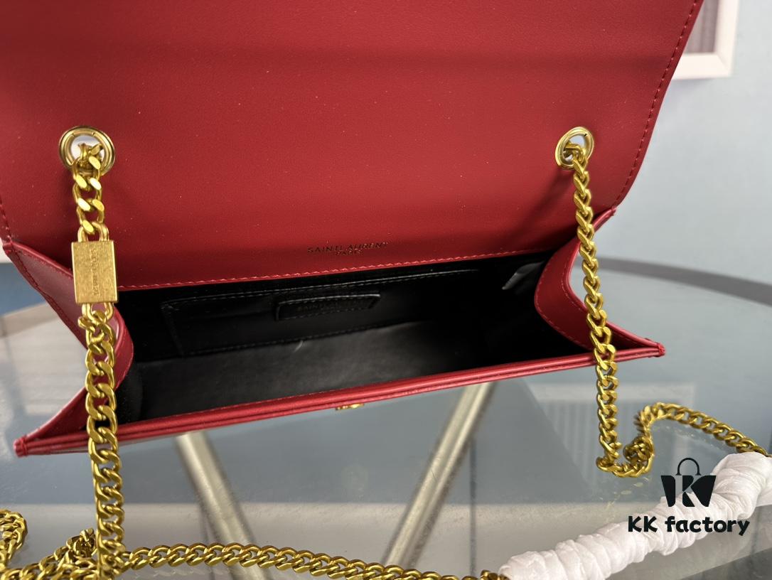 YSL Kate Tassel Bag with Box 💰 - Elegant Saint Laurent Prince Wen Same Style Woc Chain Bag, Latest Counter Synchronized Design