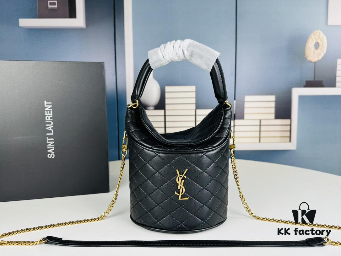New Arrival with Box 💰 YSL GABY Mini Bucket Bag in Lambskin – Adorable Design, Loved by All 🥰 Details Matter!
