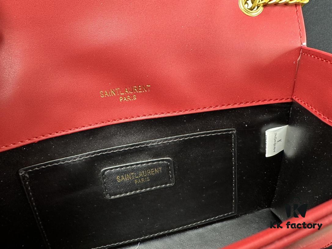 YSL Kate Tassel Bag with Box 💰 - Elegant Saint Laurent Prince Wen Same Style Woc Chain Bag, Latest Counter Synchronized Design