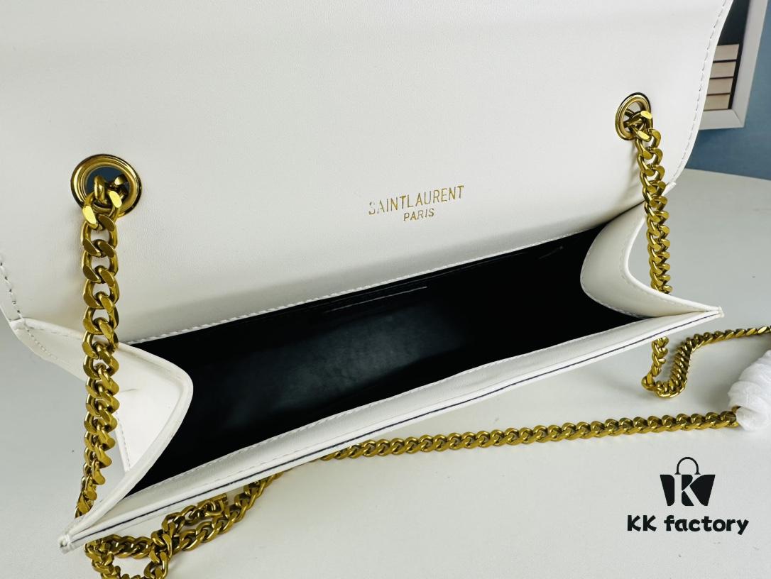 YSL Kate Tassel Bag with Box 💰 - Elegant Saint Laurent Prince Wen's Same Style Woc Chain Bag, Latest Counter Synchronized Design