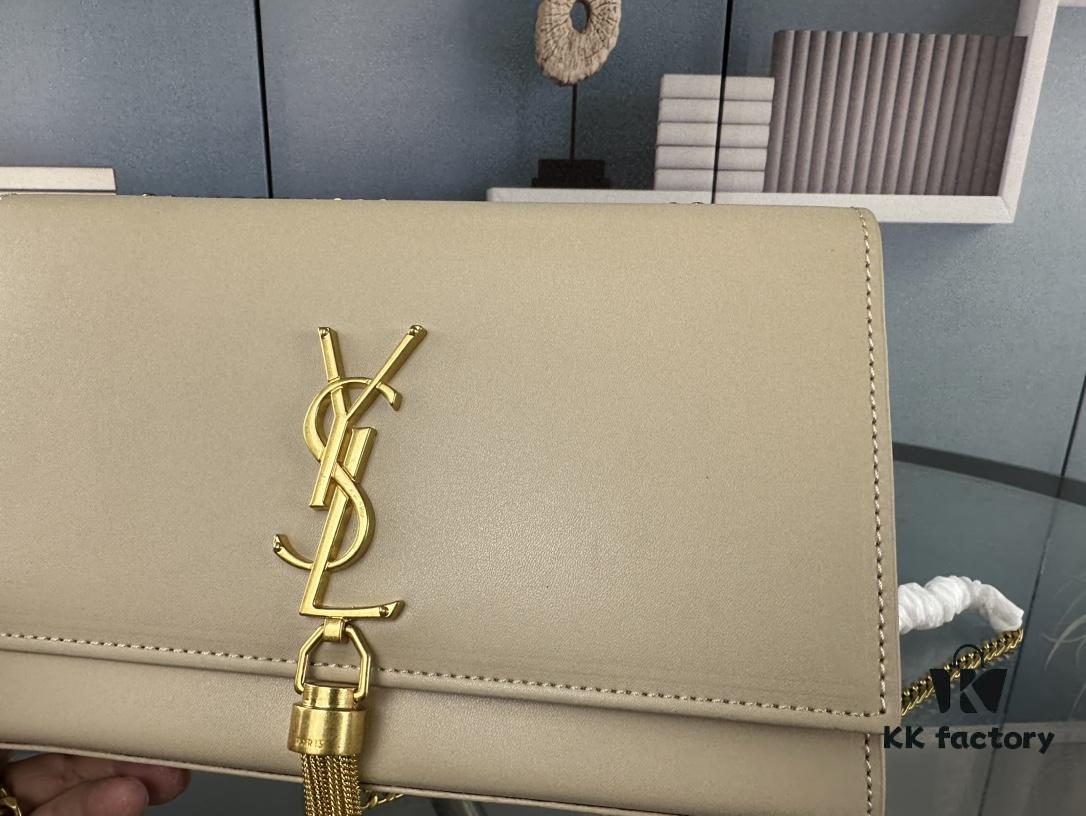 YSL Kate Tassel Bag with Box 💰 - Elegant Saint Laurent Prince Wen Same-Style Woc Chain Bag