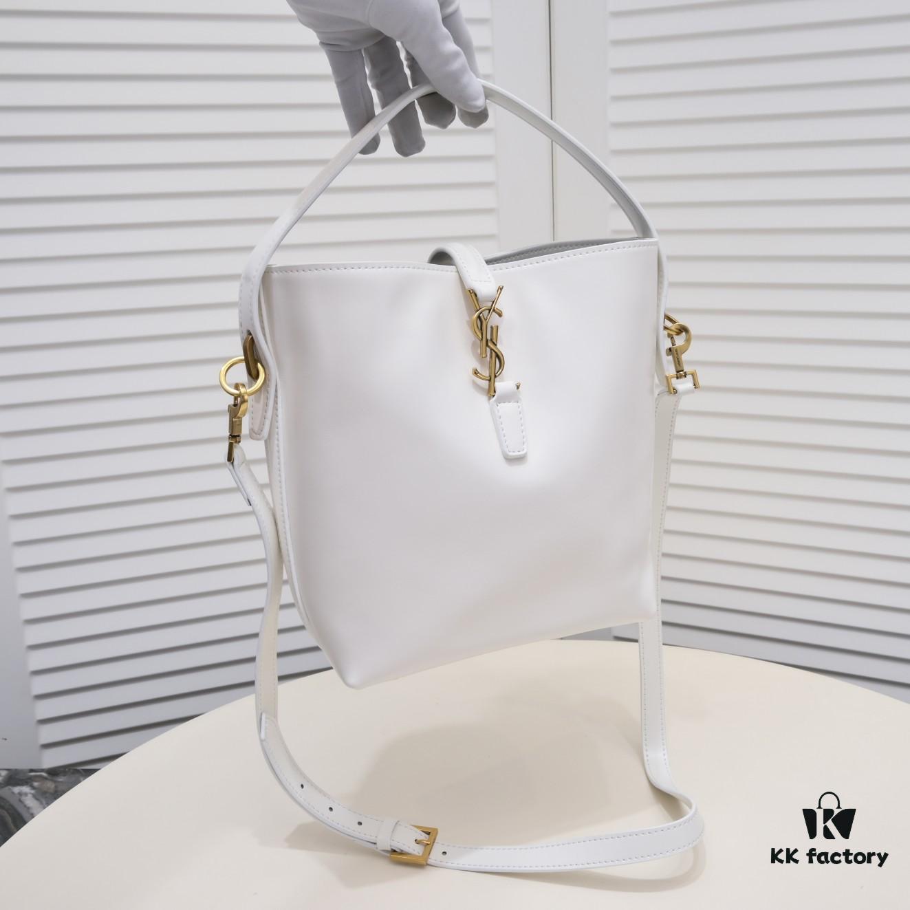 YSL Saint Laurent Shopping Bag, Newly Designed with Matte Suede-Calf Texture, Stylish and Essential for Fashion-Forward Women