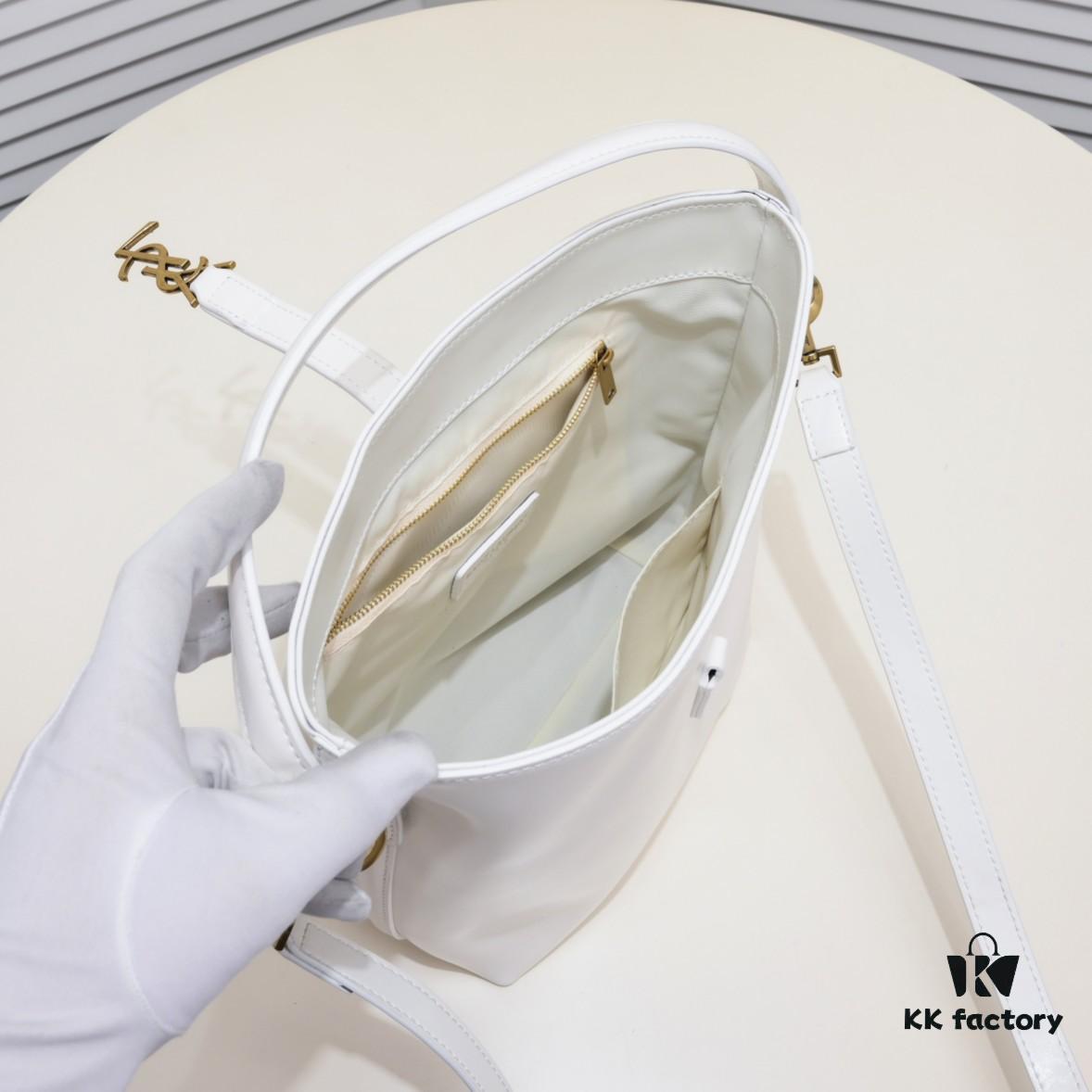 YSL Saint Laurent Shopping Bag, Newly Designed with Matte Suede-Calf Texture, Stylish and Essential for Fashion-Forward Women