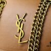 New YSL Straw Woven Tote Bag with Logo Print – Perfect Summer Beach Bag