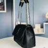 New Arrival NIKI BABY Full-Grain Lamb Leather Handbag ||| YSL Niki 21cm 28cm Distressed Lamb Leather Black Silver Mini Bag