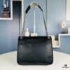 New Arrival NIKI BABY Full-Grain Lamb Leather Handbag ||| YSL Niki 21cm 28cm Distressed Lamb Leather Black Silver Mini Bag