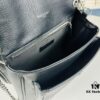 New Arrival NIKI BABY Full-Grain Lamb Leather Handbag ||| YSL Niki 21cm 28cm Distressed Lamb Leather Black Silver Mini Bag
