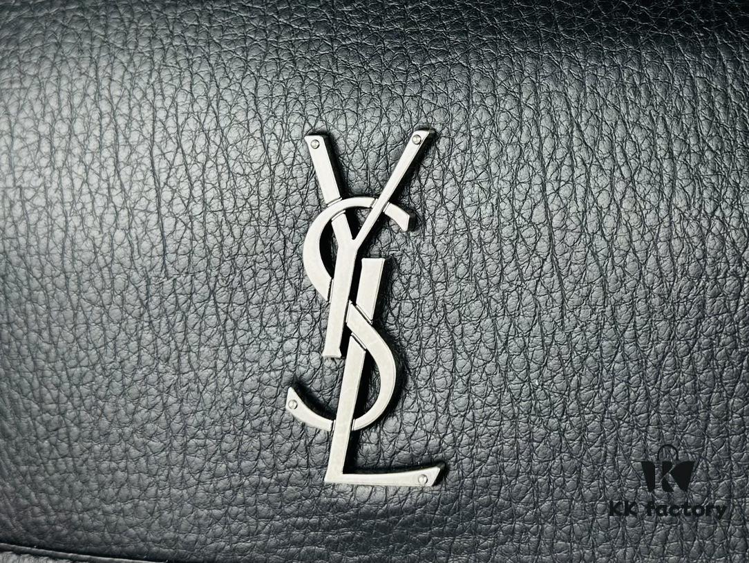 New Arrival NIKI BABY Full-Grain Lamb Leather Handbag ||| YSL Niki 21cm 28cm Distressed Lamb Leather Black Silver Mini Bag