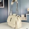 New Arrival NIKI BABY Full-Grain Lamb Leather Handbag ||| YSL Niki 21cm 28cm Distressed Lamb Leather Black Silver Mini