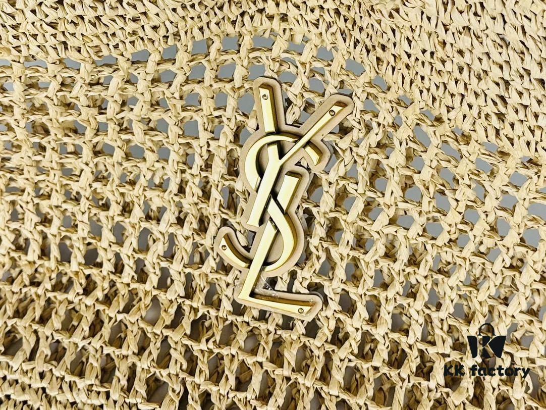New Arrival Wholesale YSL Saint Laurent ||| SAINT LAURENT—ICARE 24 Spring/Summer New Icare Maxi Tote Raffia Handbag