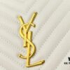 New Arrival YSL 6-Color Saint Laurent Gold Logo Caviar Quilted Leather Round Bag