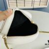 New Arrival YSL 6-Color Saint Laurent Gold Logo Caviar Quilted Leather Round Bag