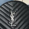 New YSL 6-Color Saint Laurent Gold Logo Caviar Quilted Leather Round Bag
