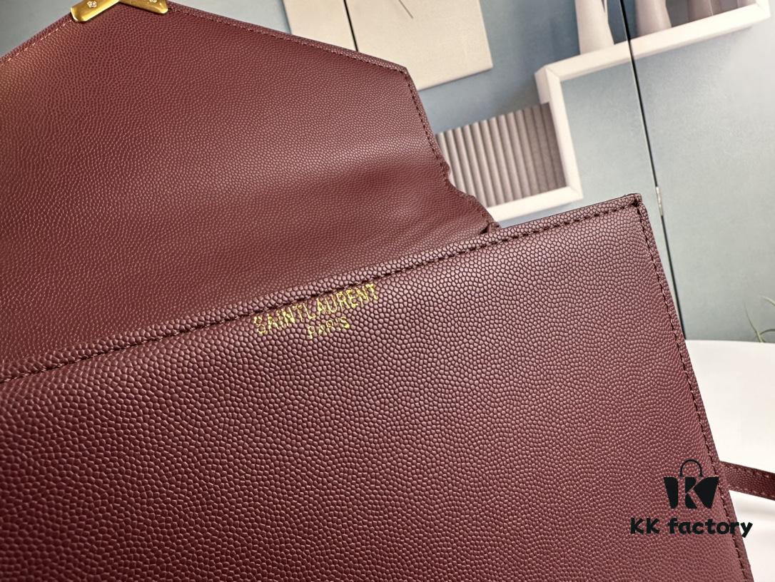 New YSL Cassandra Envelope and Sling Bag, Hand-Carry Style