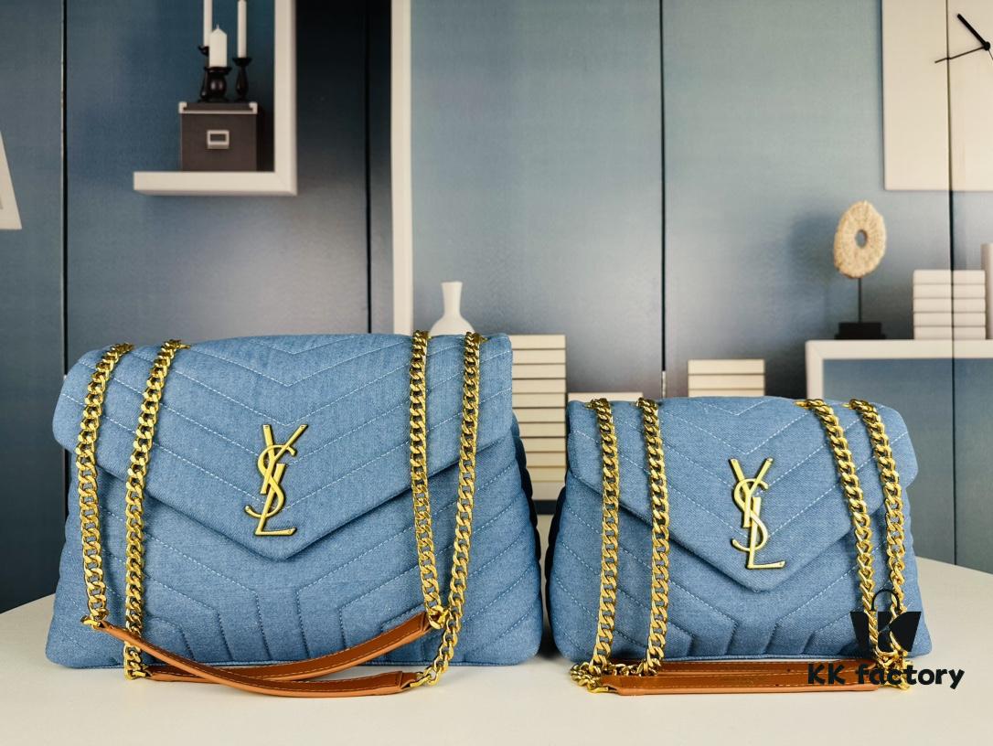 New Arrival Small YSL Denim Bag [Love][Love] Comes with Box