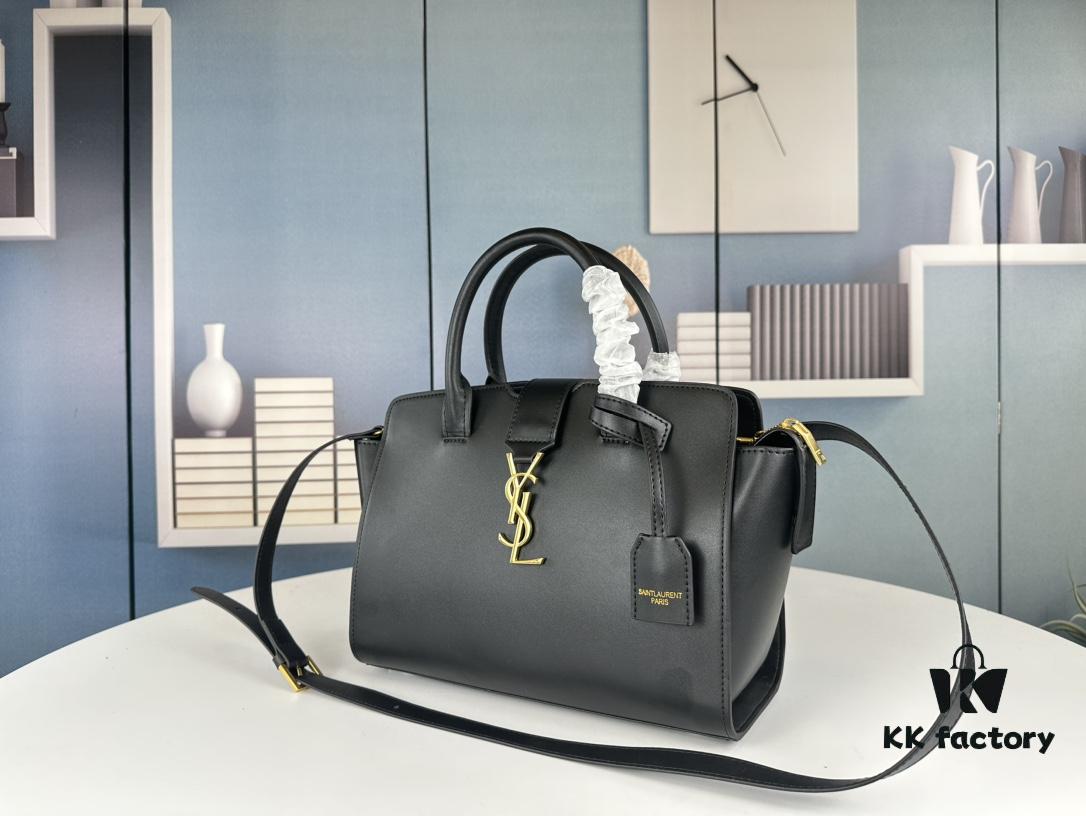 New Arrival with Box: Unearthed a Sophisticated and Stylish YSL Black & Gold Cabas Crossbody Bag