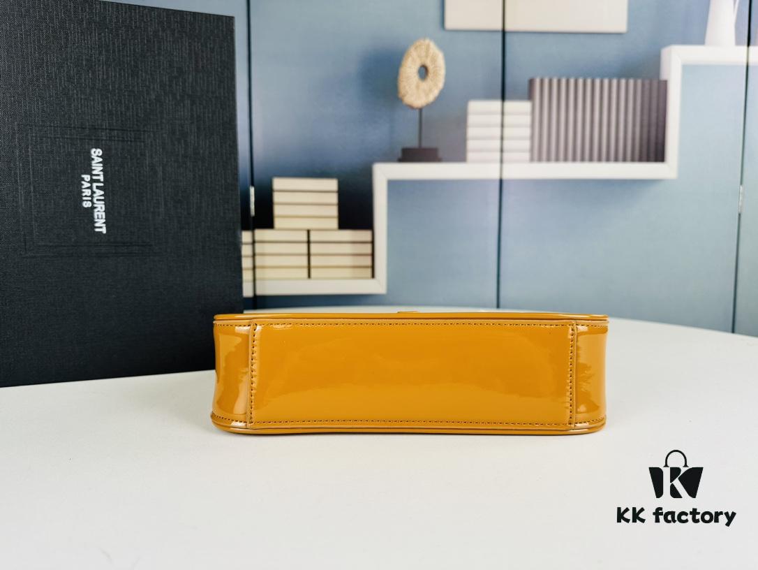 YSL Saint Laurent Hobo Bag in Patent Leather with Box