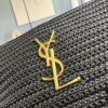 YSL Saint Laurent Calfskin Woven Camera Bag with Box ||| NEW Lou Camera Bag - Black Woven with Gold-Tone Hardware, Italian Calfskin