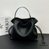 Top Original Batch: Large 240, Small 230 Loewe Flamenco Lucky Bag, Handheld or Crossbody, Plain Cowhide