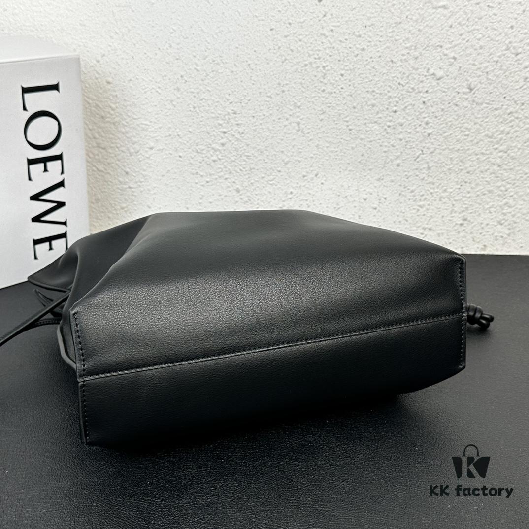 Top Original Batch: Large 240, Small 230 Loewe Flamenco Lucky Bag, Handheld or Crossbody, Plain Cowhide