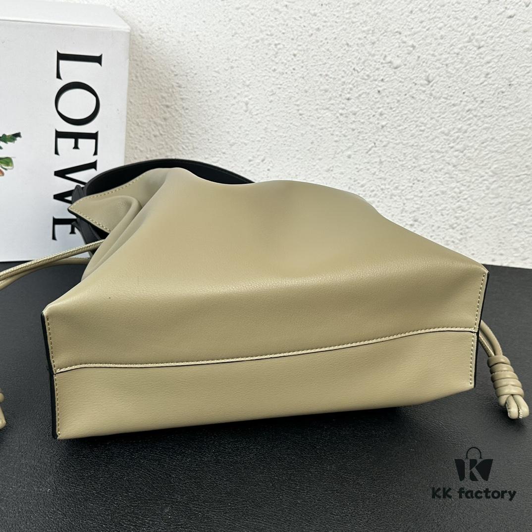 Top Quality Original Batch: Large 240, Small 230 Loewe Flamenco Lucky Bag, Handheld or Crossbody, Smooth Calfskin