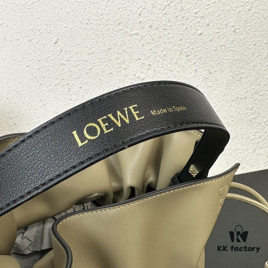 Top Quality Original Batch: Large 240, Small 230 Loewe Flamenco Lucky Bag, Handheld or Crossbody, Smooth Calfskin