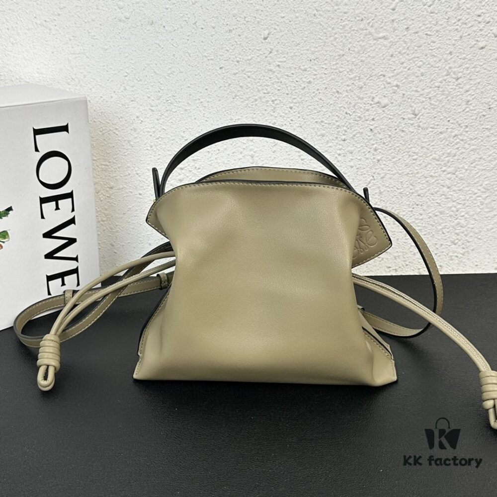 Top Original Batch: Large 240, Small 230 Loewe Flamenco Lucky Bag, Handheld or Crossbody, Smooth Calfskin
