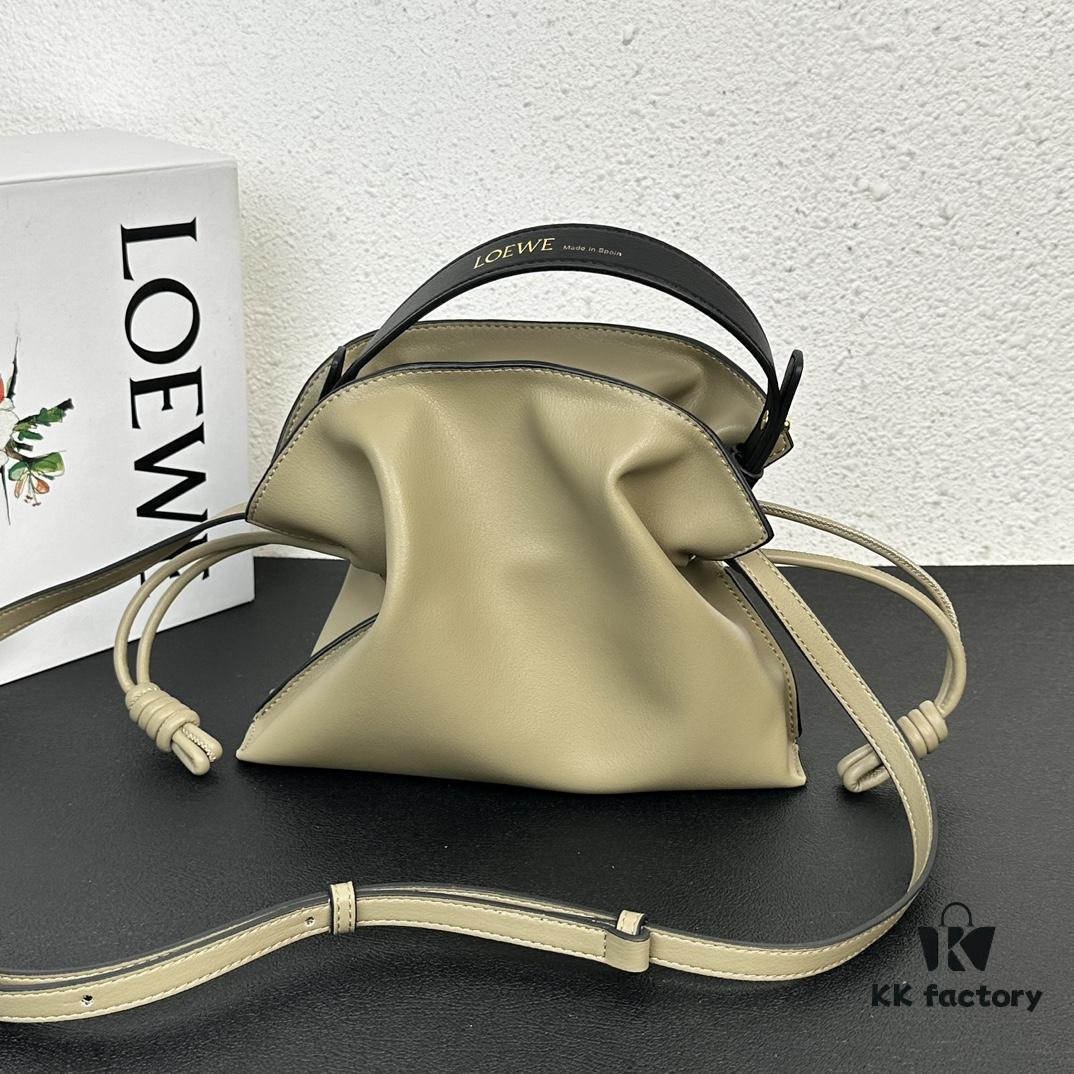 Top Original Batch: Large 240, Small 230 Loewe Flamenco Lucky Bag, Handheld or Crossbody, Smooth Calfskin