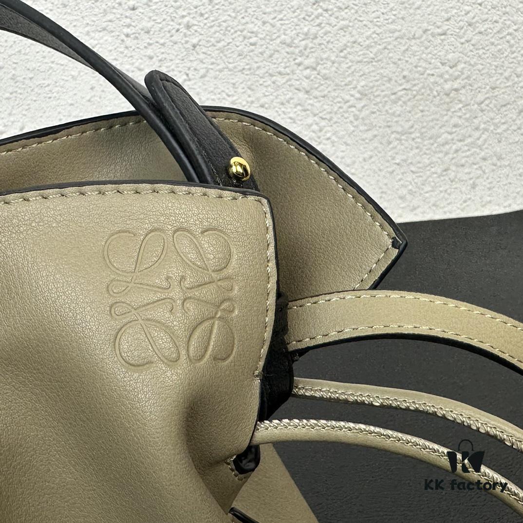 Top Original Batch: Large 240, Small 230 Loewe Flamenco Lucky Bag, Handheld or Crossbody, Smooth Calfskin