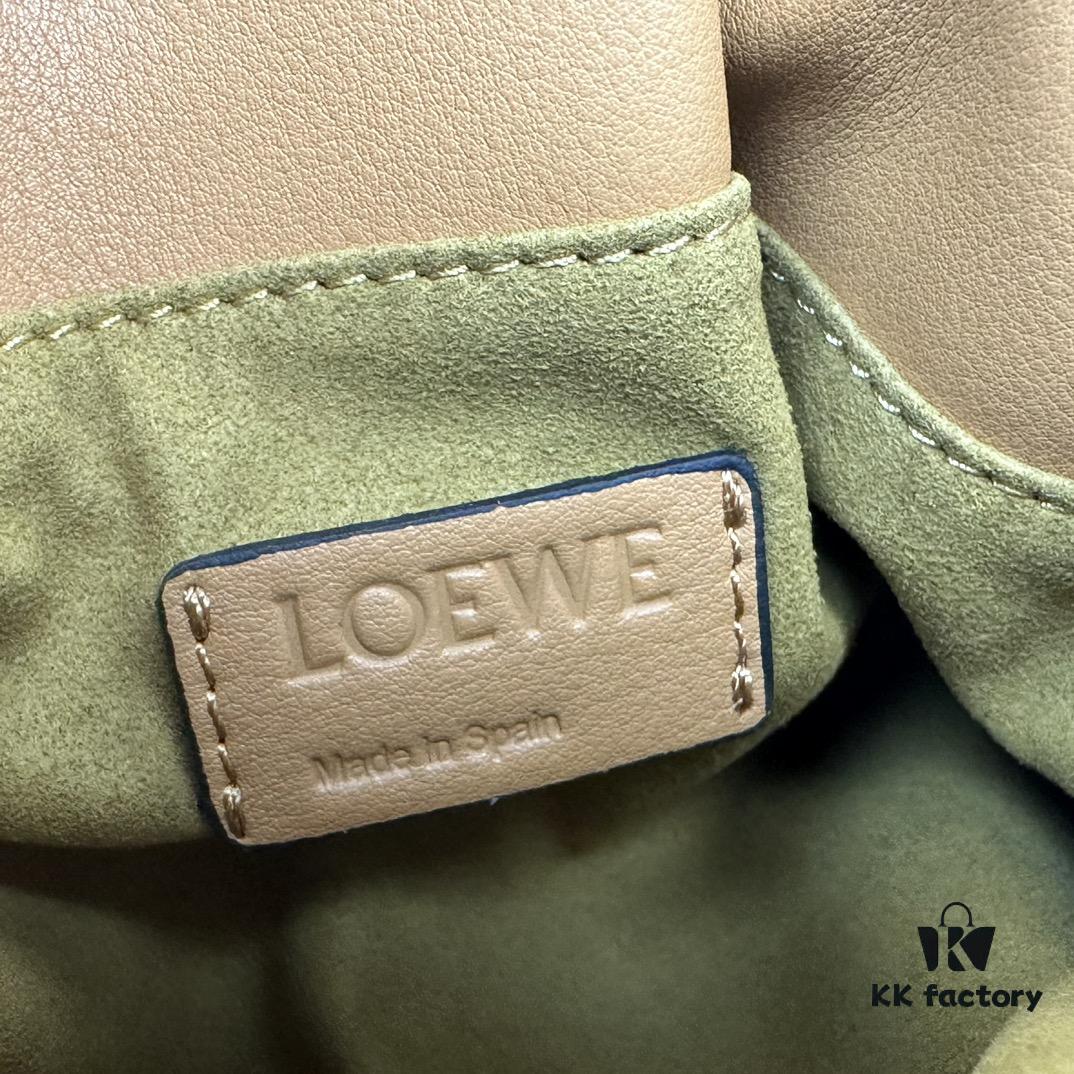 Top Quality Original Batch: Large 240, Small 230 Loewe Flamenco Lucky Bag, Handheld or Crossbody, Smooth Calfskin