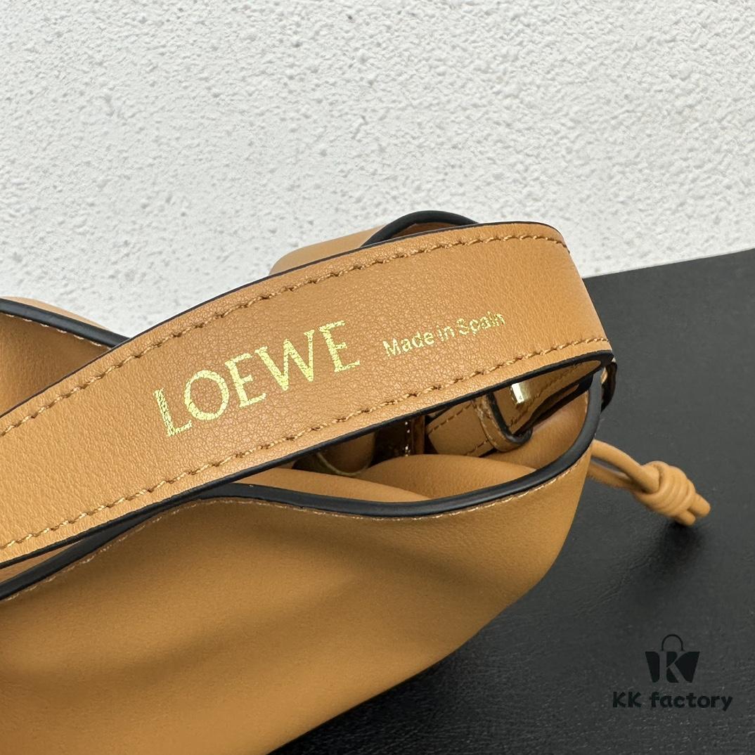 Top Quality Original Batch: Large 240, Small 230 Loewe Flamenco Lucky Bag, Handheld or Crossbody, Smooth Calfskin
