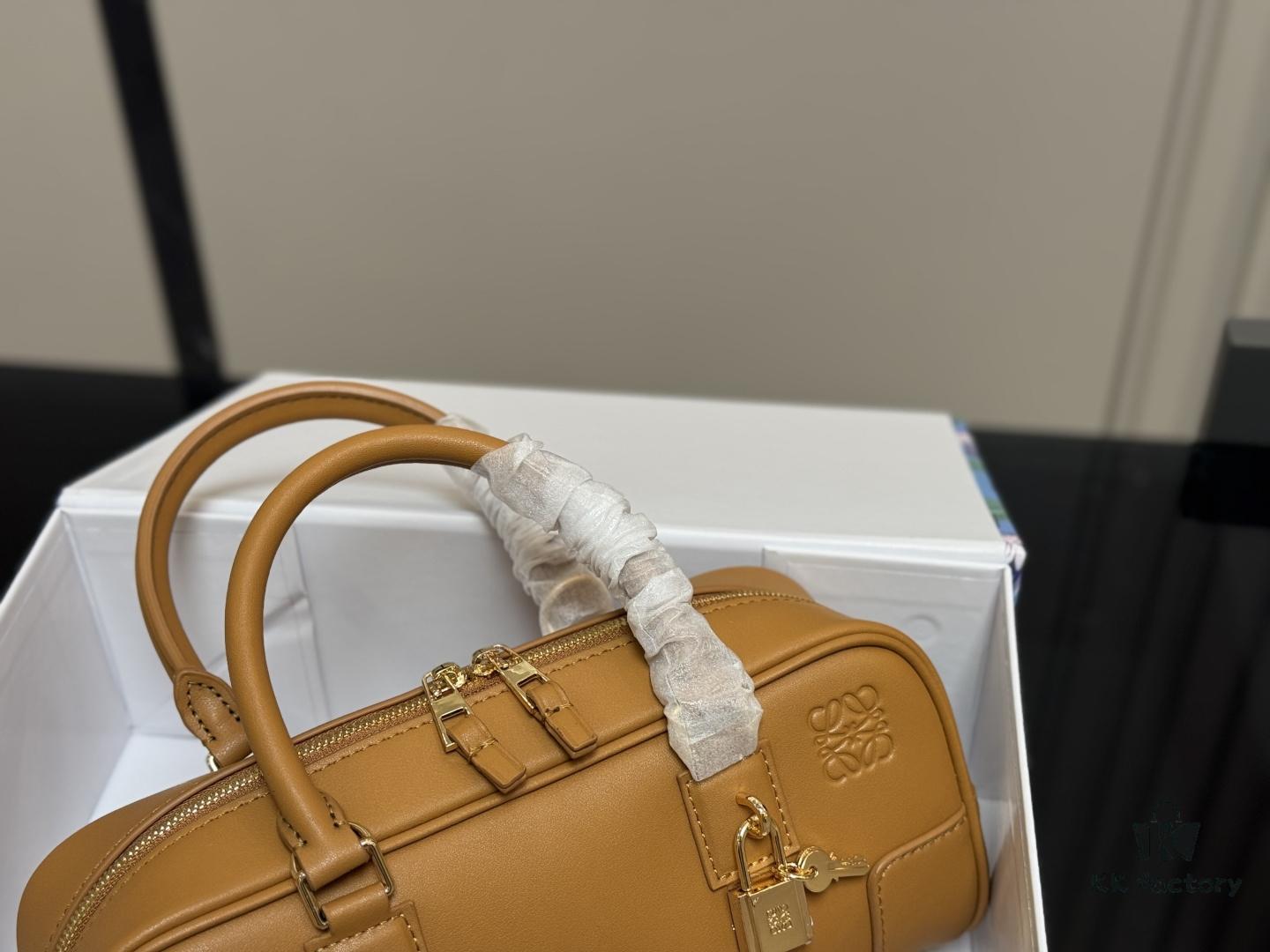 Loewe Bowling Bag / Briefcase Style Handbag